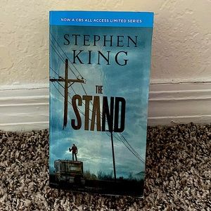 “The stand” by Stephen king. Famous book author/writer.